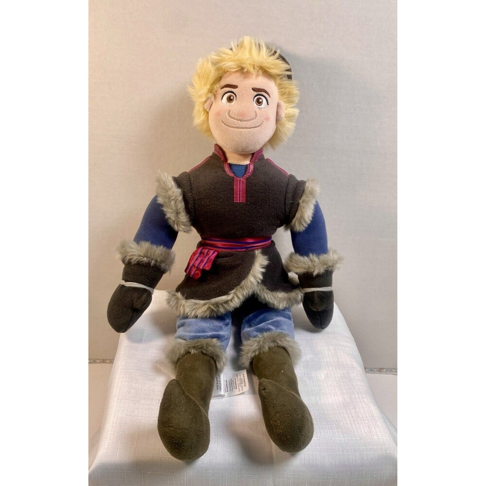 Kristoff Doll Disney Store Frozen 21" Plush Stuffed Toy Winter